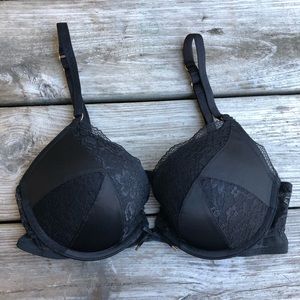 Victoria’s Secret Black Push Up Lace Bra